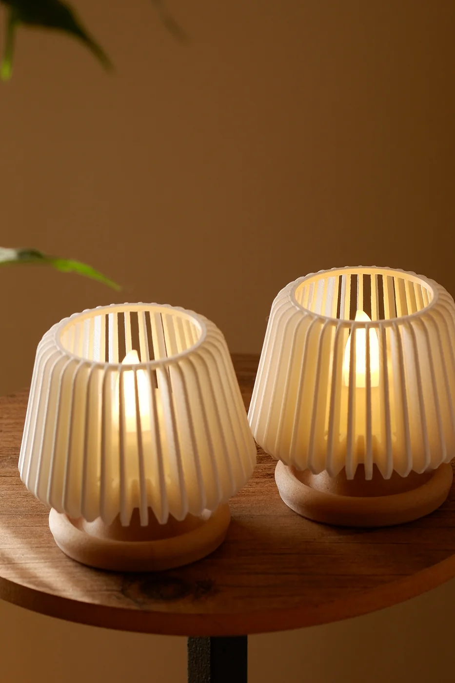 Abajur Tasarımlı Tealight Mumluk