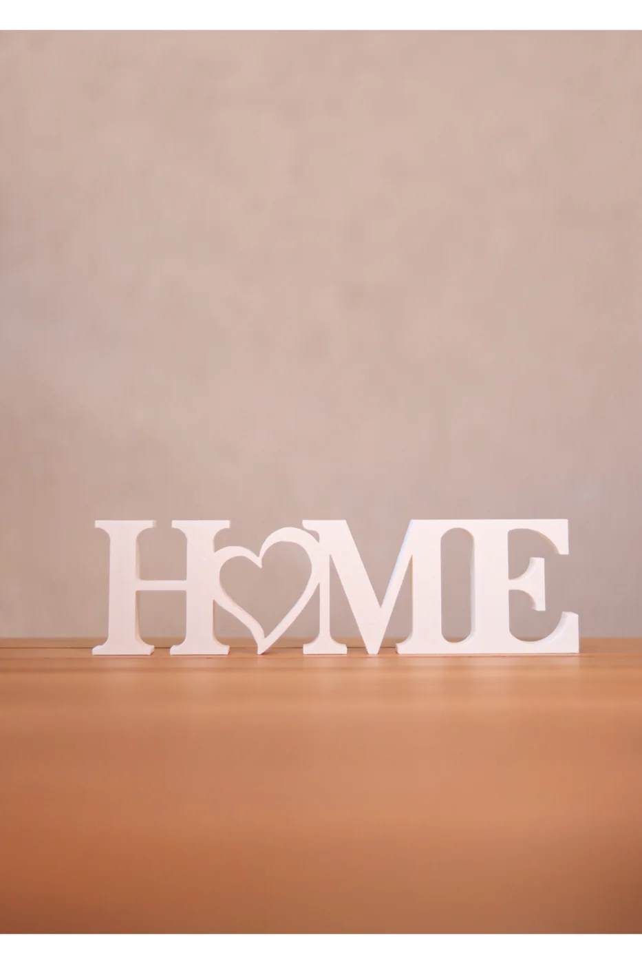 HOME Yazılı Masaüstü Dekor