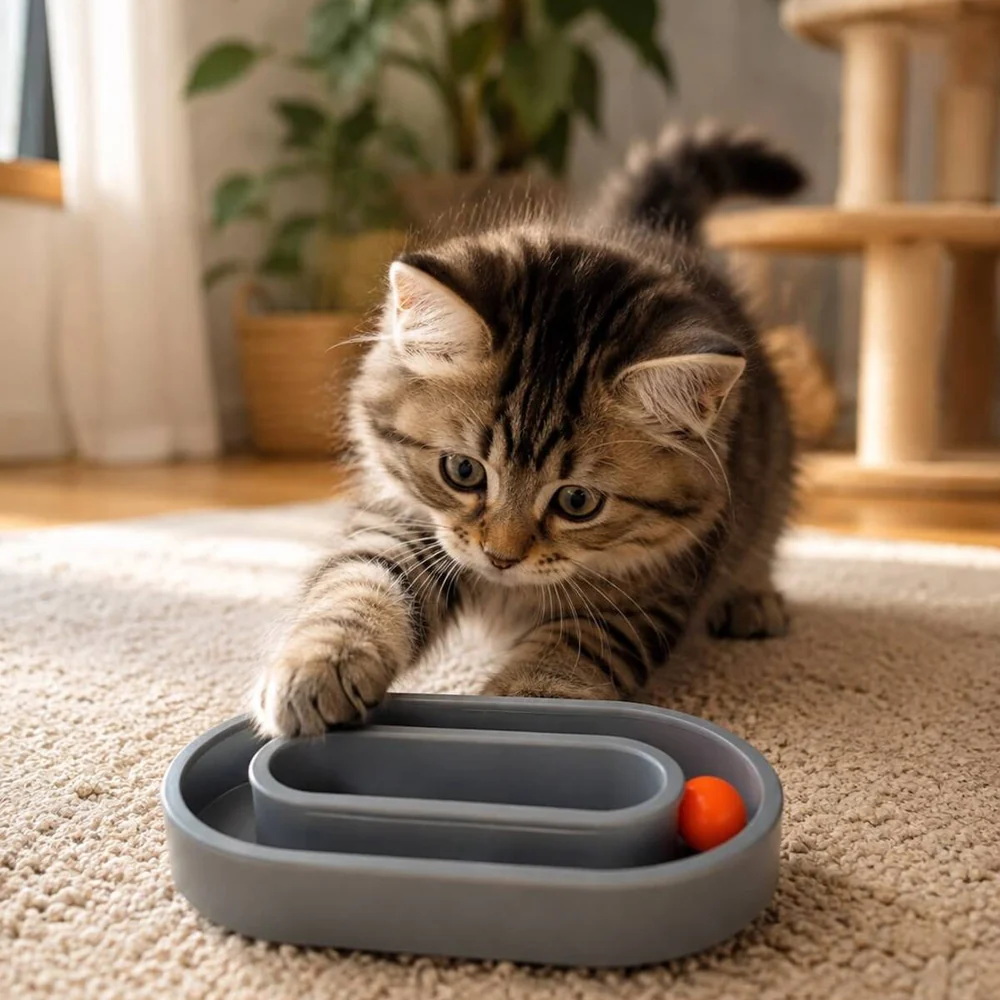 Kedi Zeka Oyuncağı – Etkileşimli Top
