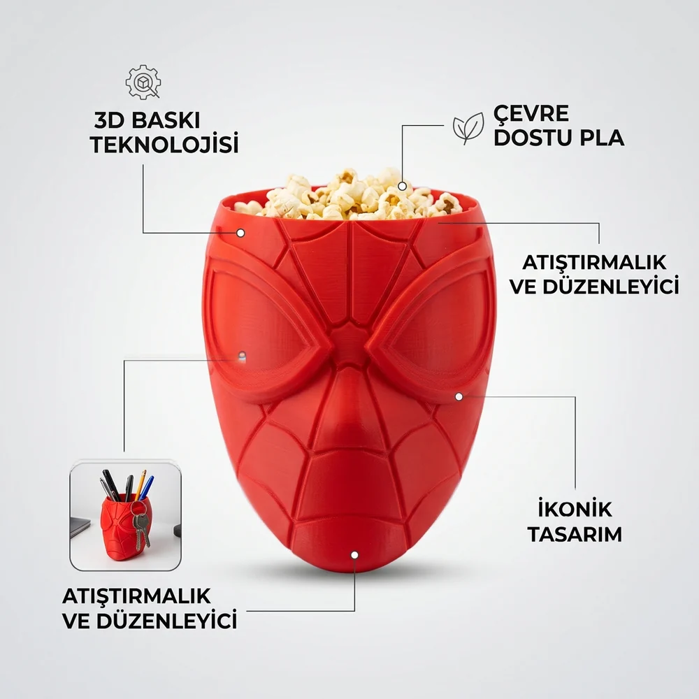 Örümcek Adam Patlamış Mısır Kasesi